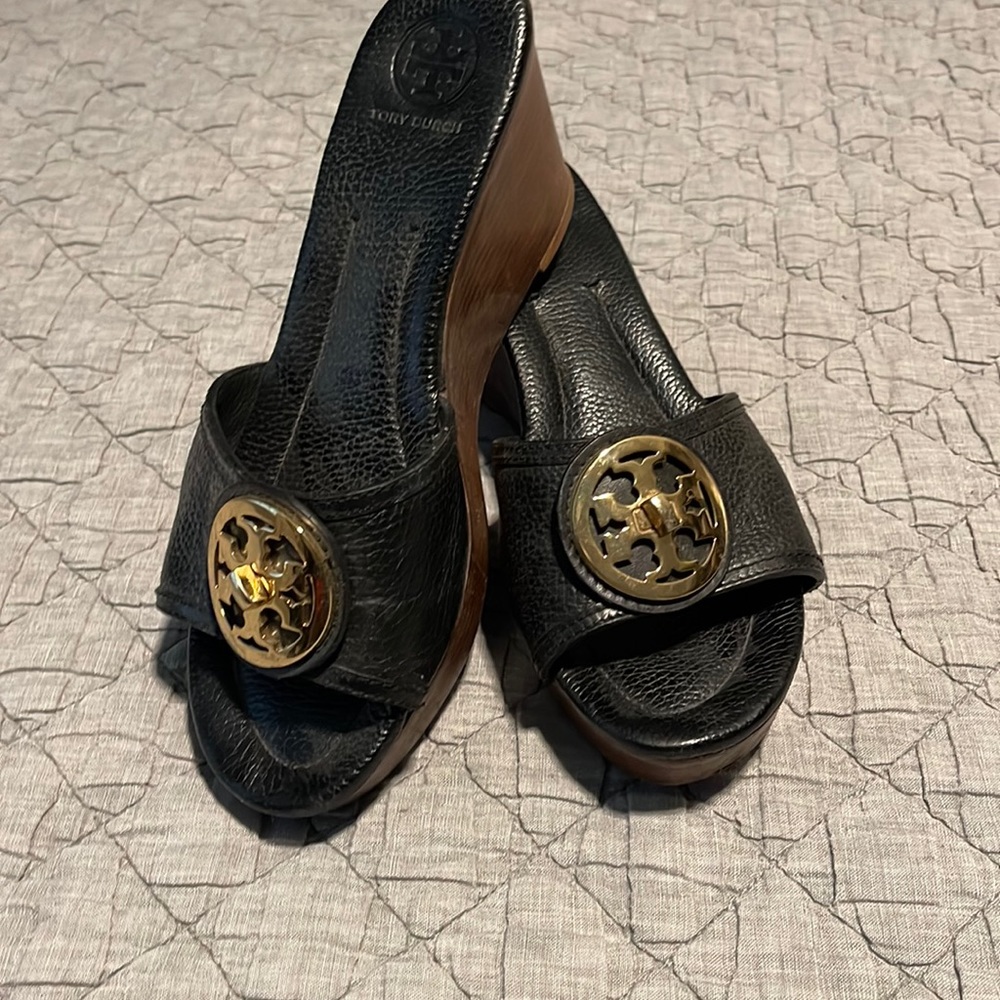 Tory Burch platform heel slide